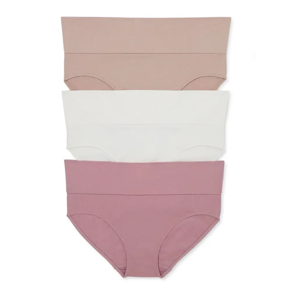 Women’s Destination Maternity Foldover Bikini Panty 2, 3-Packs Size S